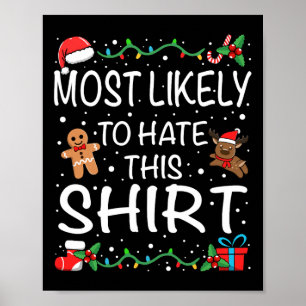 Affiche Très Probable De haïr Ce Noël Familial