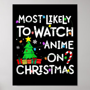 Affiche Très Probable De Regarder Anime Sur Noël Le Chapea