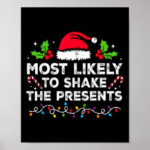 Affiche Très Probable De Secouer Les Présents Noël De Fami
