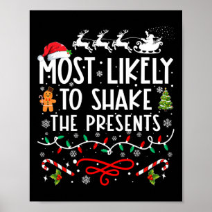 Affiche Très Probable De Secouer Les Présents Noël De Fami