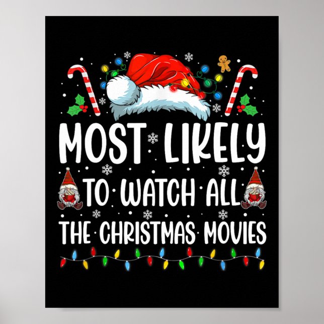 Affiche Très Probable De Voir Tous Les Films De Noël Fami (Devant)