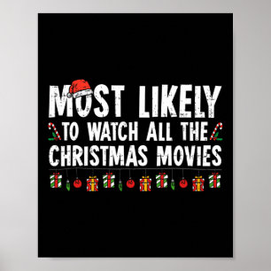 Affiche Très Probable De Voir Tous Les Films De Noël Fami