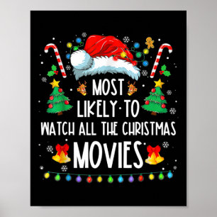 Affiche Très Probable De Voir Tous Les Films De Noël Fami