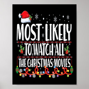 Affiche Très Probable De Voir Tous Les Films De Noël Matc