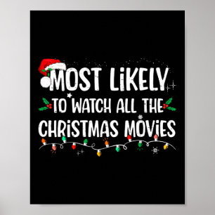 Affiche Très Probable De Voir Tous Les Films De Noël Matc