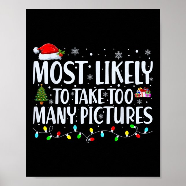 Affiche Très Probablement De Prendre Trop De Photos Fun Ch (Devant)