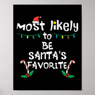 Affiche Très probablement le favori de Santa pour la famil