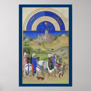 Affiche Très Riches Heures - août
