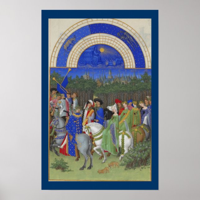 Affiche Très Riches Heures - May (Devant)