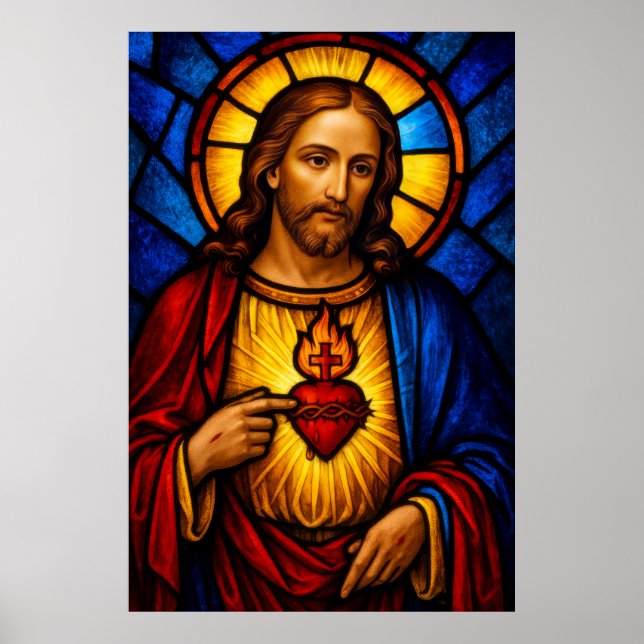 Affiche Très Saint-Cœur de Jésus (Devant)