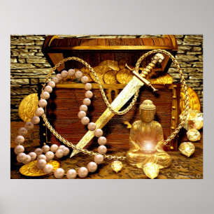 Affiche Trésor des pirates