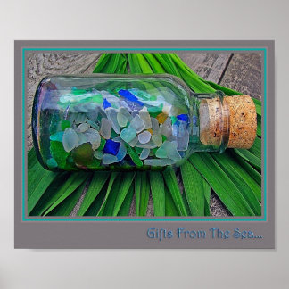 Affiche Trésor en verre