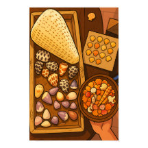 Trésors sur la table