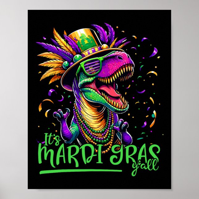 Affiche Trex Dinosaur Parade tenue Shenanigans Costume Ma (Devant)