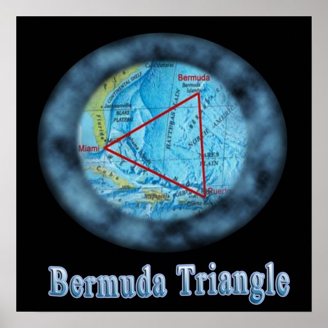 Affiche Triangle des Bermudes (Devant)