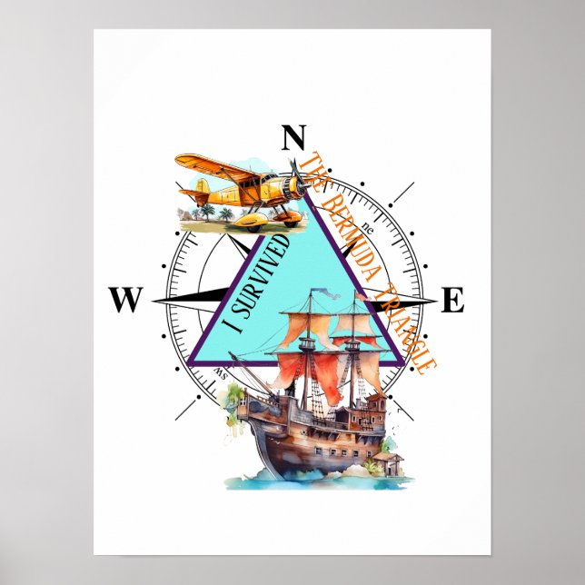 Affiche Triangle des Bermudes (Devant)