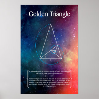 Affiche Triangle d'or