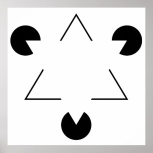 Affiche Triangle Kanizsa