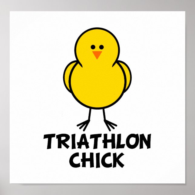 Affiche Triathlon Chick (Devant)