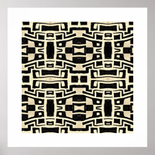 AFFICHE TRIBAL AFRICAIN