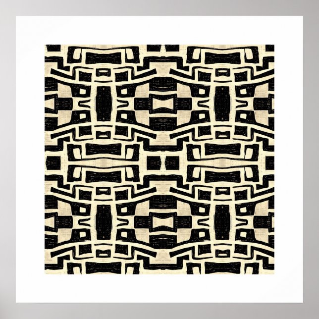 AFFICHE TRIBAL AFRICAIN (Devant)