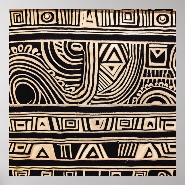 AFFICHE TRIBAL AFRICAIN (Devant)