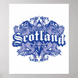 Affiche Tribal de l'Ecosse