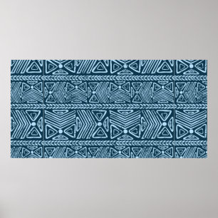 Affiche Tribal vintage ethnique homogène