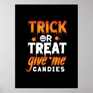 Affiche Trick d'Halloween