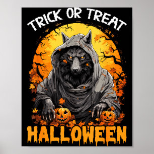 Affiche Trick or treat halloween