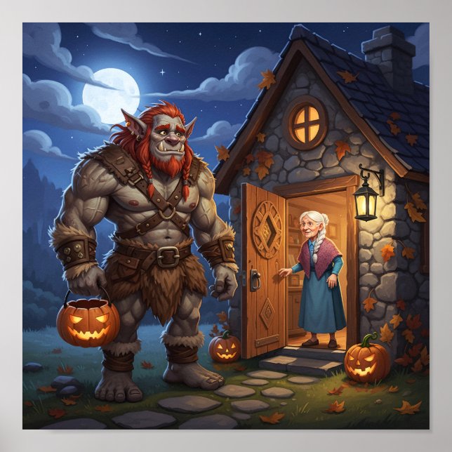 Affiche Trick or Treat Time (Devant)