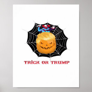 Affiche Trick Ou Halloween Clown effrayant
