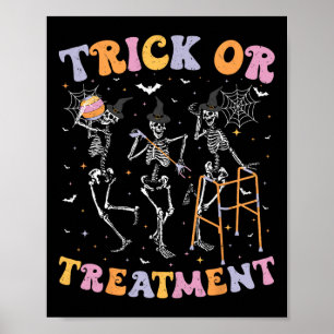 Affiche Trick Ou Traitement Pt Thérapeutique Physique Thér