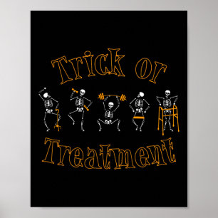 Affiche Trick Ou Traitement Pt Thérapeutique Physique Thér