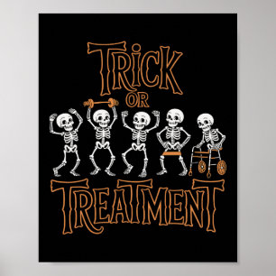 Affiche Trick Ou Traitement Pt Thérapeutique Physique Thér