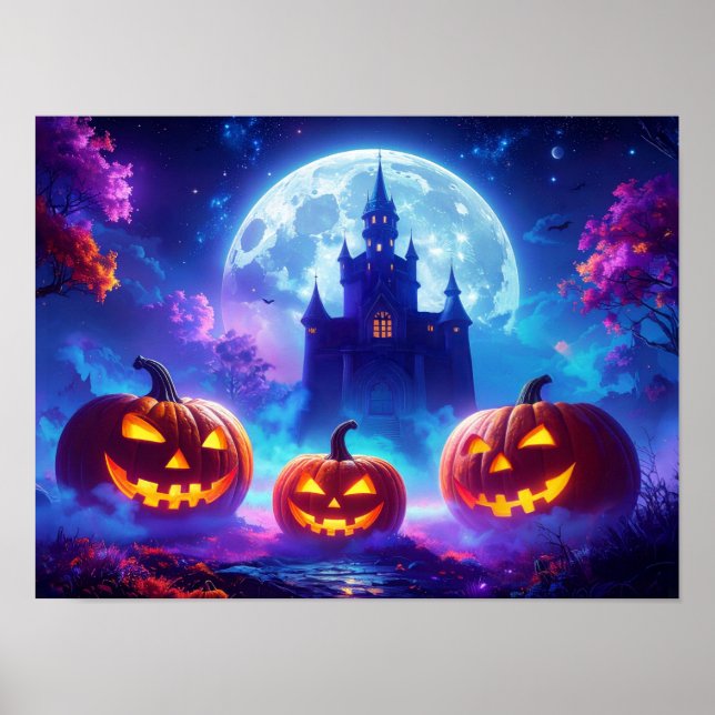 Affiche Trick Ou Treat Halloween (Devant)