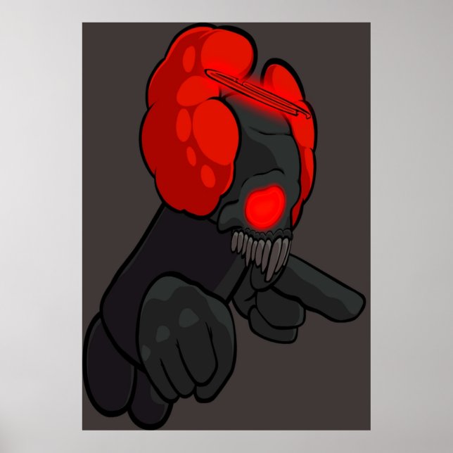 Affiche Tricky Demon FNF vendredi soir Funkin (Devant)