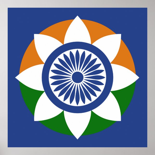 Affiche Tricolor Chakra (Devant)