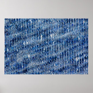 Affiche Tricot bleu texture laine fermer fond photo