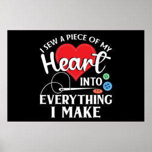 Affiche Tricot de couchage Seamstress