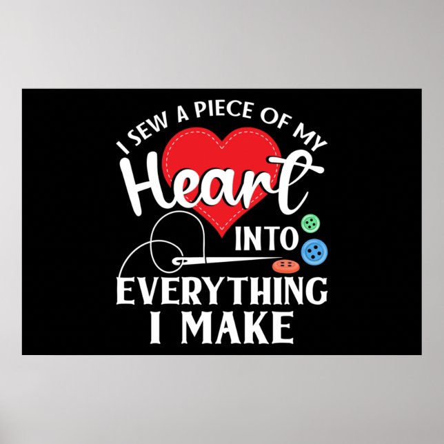 Affiche Tricot de couchage Seamstress (Devant)