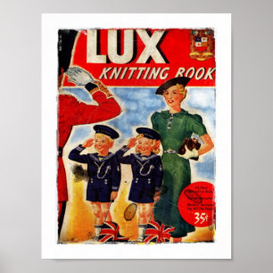 Affiche Tricot Patriotique Enfants Motifs