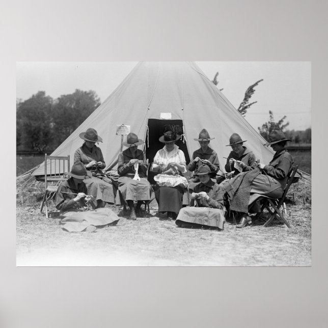 Affiche Tricot pour la cause : 1916 (Devant)