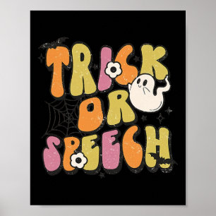 Affiche Tricoter Ou Discours Super Halloween Pathologie