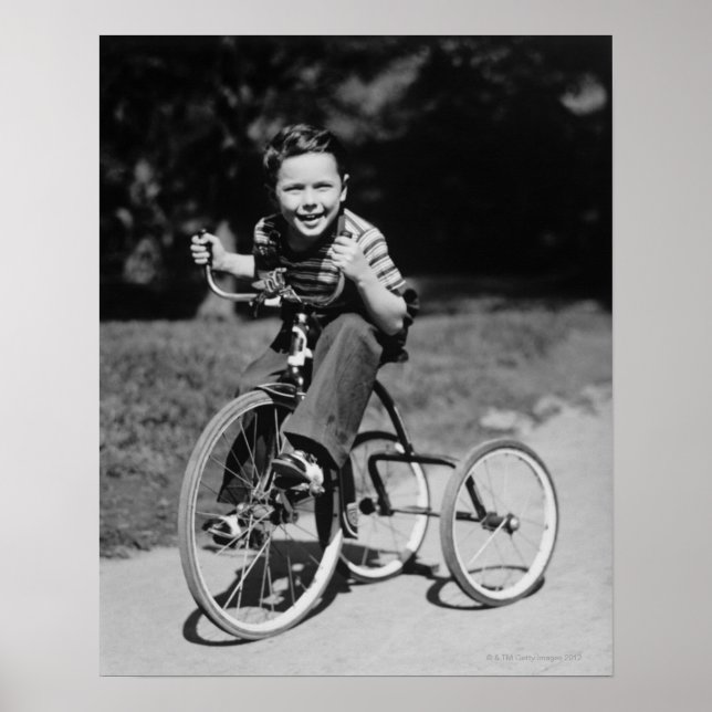 Affiche Tricycle pour enfants (Devant)
