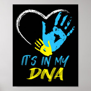 Affiche Trident ukrainien Drapeau ukrainien Drapeau ukrain