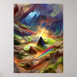 Affiche Trier Balls Art - Psychedelic Mind Cave