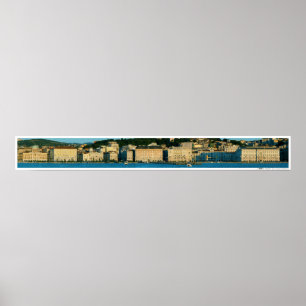 Affiche trieste panoramique