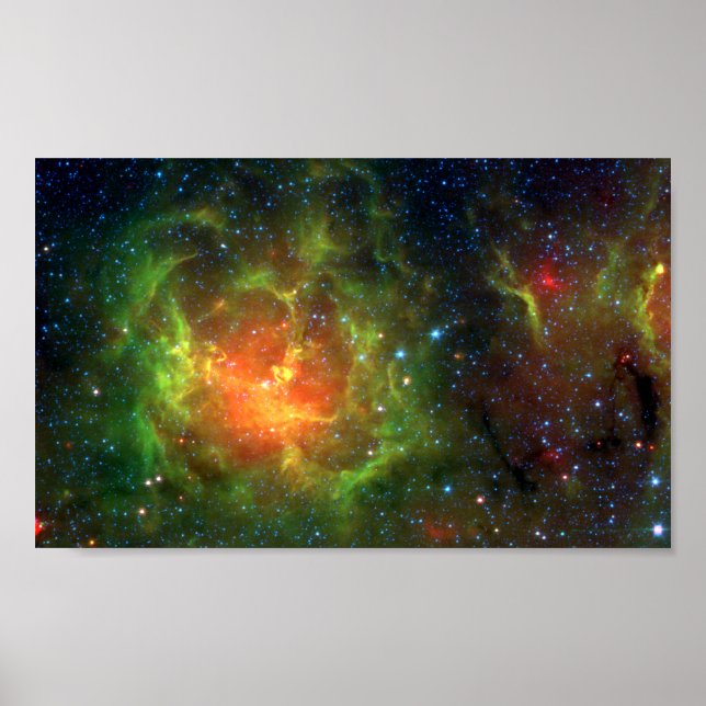 Affiche Trifid Nebula NASA Spitzer (Devant)