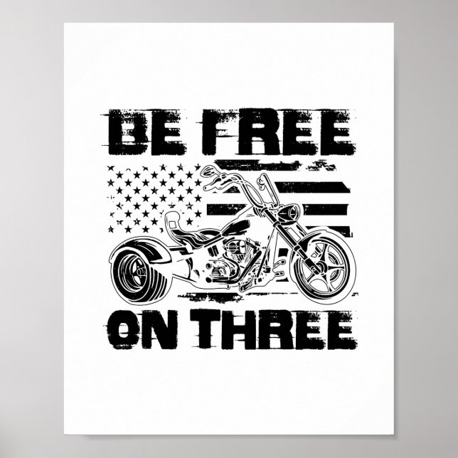 Affiche Trike Sayings | Triker Trikes Motorcycle Cadeaux (Devant)